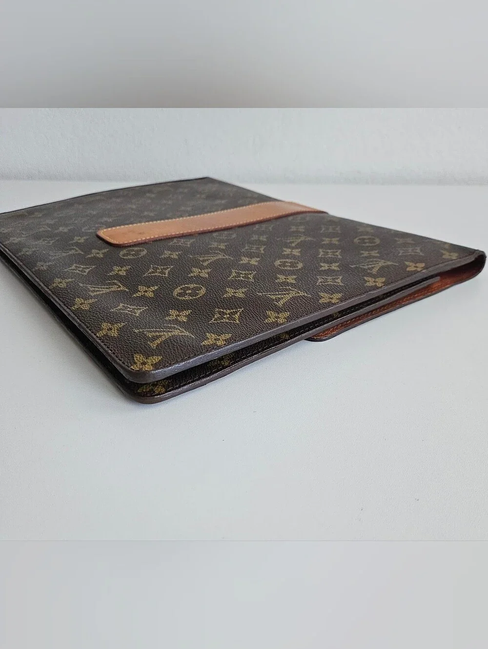 Louis Vuitton Vintage Monogram Lena Portfolio Clutch / Documents Laptop Bag